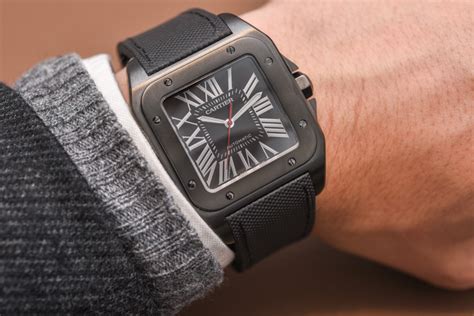 cartier santos 100 carbon watch price|cartier santos 100 chronograph.